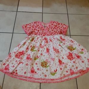 Jelly the pug strawberry dress sz7